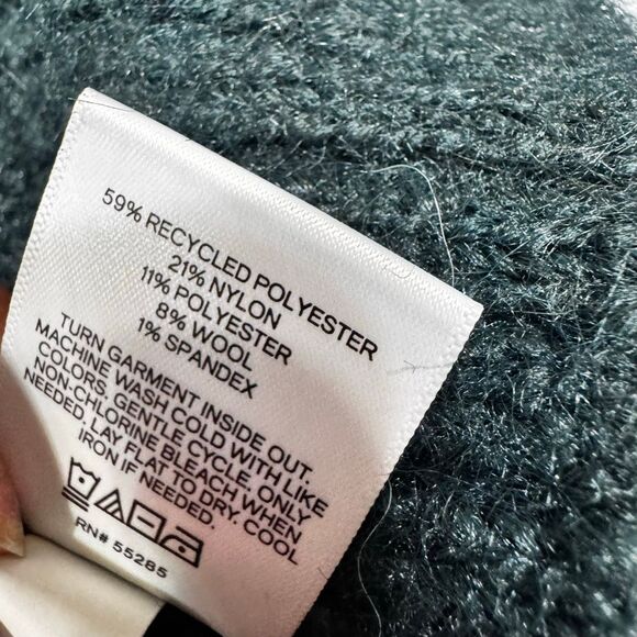 Express fuzzy knit quarter zip tunic sweater small - Picture 7 of 11